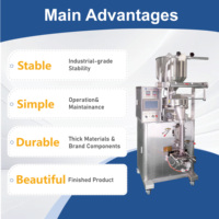 Machines d'emballage multifonctions automatiques pour sachets de lessive en poudre, de remplissage et de scellage de sachets, et d'emballage d'épices pour petites entreprises