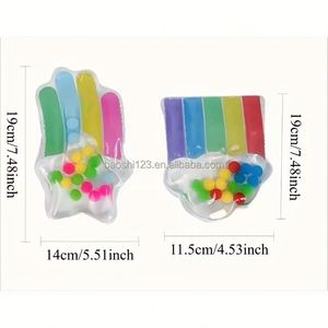ของเล่นบีบเสริมพัฒนาการแบบมอนเตสซอรี่สำหรับเด็กเล็ก ทำจากพีวีซี ช่วยผ่อนคลาย พัฒนาทักษะกล้ามเนื้อมัดเล็ก เหมาะสำหรับการเดินทาง ของเล่นเสริมสมาธิ - Product Image 4