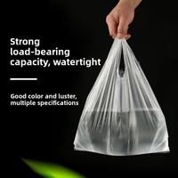 Sacs en plastique transparents, sacs de courses pour supermarchés, sacs d'emballage pour fruits et légumes, sacs à emporter pour le petit-déjeuner, vente en gros, approvisionnement en vrac