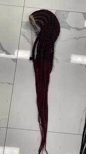 Peluca Rubia de Encaje Completo de 40 Pulgadas de Buena Calidad, Peluca Frontal Trenzada para Mujeres Negras, Peluca Trenzada Africana Rubia - Product Image 2