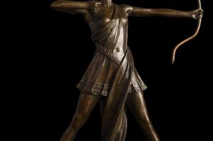 Estatua de bronce para niña <span class=keywords><strong>bailarina</strong></span> de DS-003B, escultura de estatua moderna de oro y bronce, figuritas de bronce de reproducción <span class=keywords><strong>famosa</strong></span> para coleccionable - Product Image 6