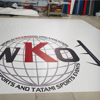 Housse de toile de ring de boxe professionnelle imperméable pour cage de MMA et utilisation en boxe/lutte, personnalisable
