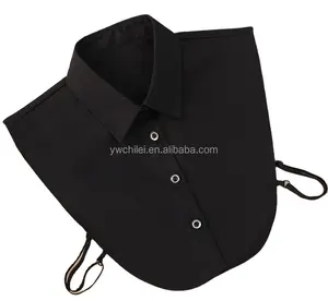 Detachable White Collar Shirt for Office Lady Girls Dickey Half Blouse