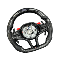 Volant en cuir pour BMW Série 3 Série 5 pour M3 M4 M5 M6 F30 F10 F15 F36 F01 F20 F22 F25 F31 F32 E70 E71 E90 X6