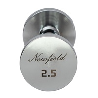 Ensemble d'haltères en métal calibré Premium Fitness 27.5kg miroir très brillant comme de l'acier brillant revêtu de chrome décoratif argenté