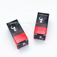 Étiquettes de flacons de 10 ml à effet brillant, impression de logo holographique, boîte en papier avec design de nom personnalisé, étiquette de flacon