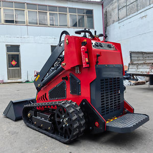 निर्माण मशीनरी ट्रैक मिनी स्किड स्टीयर लोडर 23hp इंजन मिनी स्किड स्टीयर - Product Image 1