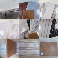 Panneaux muraux de Guyane, salle de bain, imperméables, plafond en PVC, languette et rainure, décoratifs, intérieurs, plafond en PVC
