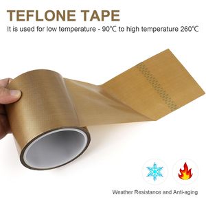 <span class=keywords><strong>Cinta</strong></span> de Teflón de Baja Fricción, <span class=keywords><strong>Cinta</strong></span> Adhesiva de Alta Temperatura <span class=keywords><strong>para</strong></span> Madera, Cajones, Gabinetes, Muebles, Selladores al Vacío y Selladores Manuales de Impulso - Product Image 6