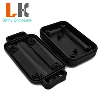 Boîtier de jonction électrique étanche IP65 en ABS pour montage mural extérieur, 80*50*22mm, avec oreilles de fixation, pour projets électriques DIY
