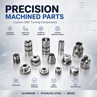 Services d'usinage CNC de haute précision à tolérance serrée de ±0,005 mm, pièces usinées CNC en laiton et en acier inoxydable