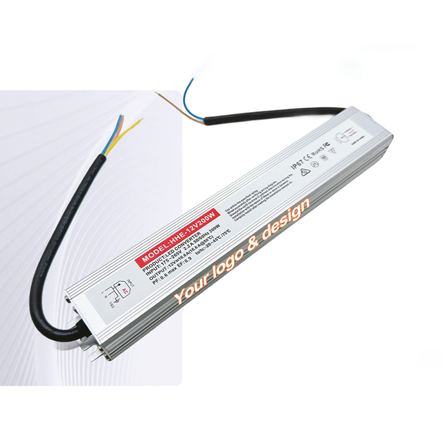 Factory New Design Full Glue Filling IP67 100-400W 12/24V Rainproof Led Outdoor Rainproof Led Power Supply