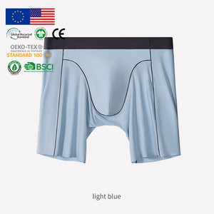 <span class=keywords><strong>Boxer</strong></span> da Uomo Personalizzabili con Logo, Blu Chiaro, Anti-Sfregamento, Taglie Grandi, Traspiranti, Sportivi, Slip e <span class=keywords><strong>Boxer</strong></span> Intimi da Uomo - Product Image 2