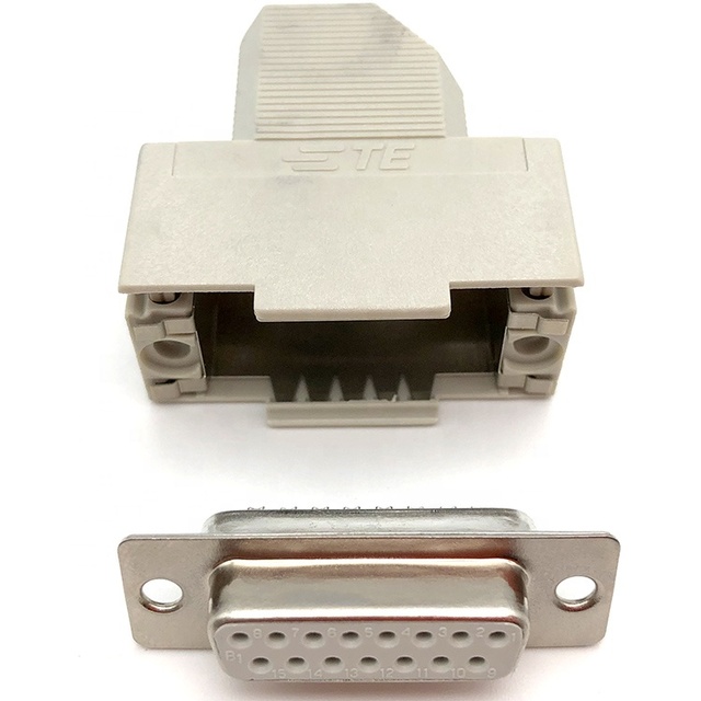High Density D-SUB 44Pin Female Connector High Quality HD.D-SUB 44Pin Plug HDB 44P Female SPCC Housing Copper Alloy Contacts