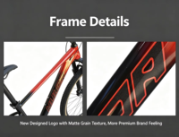Prêt à être expédié, vélo de montagne 27,5/29 pouces avec axe traversant, 1x12 vitesses, fourche à suspension pneumatique, frein à disque hydraulique, cadre en alliage de 13,3 kg