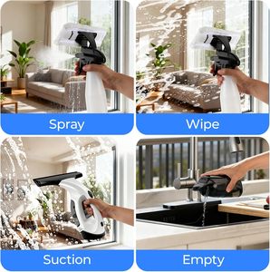 Nettoyeur de vitres électrique sans fil le plus vendu pour les fenêtres d'hôtel, optimisé pour un nettoyage pratique - Product Image 5