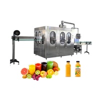 Oranje Mango Druif Wortelsap Productielijn 3 In 1 Pet Fles Appelconcentraat Bottelmachines Sap Vulmachine