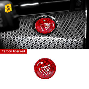 Cubierta de Botón de Encendido/Apagado de Fibra de Carbono 3K para Automóvil Shasha, Accesorios Interiores de Decoración para <span class=keywords><strong>Ford</strong></span> <span class=keywords><strong>Mustang</strong></span> <span class=keywords><strong>Mach</strong></span> <span class=keywords><strong>E</strong></span> - Product Image 5