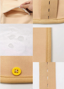 Kit de compresses réutilisables à l'huile de ricin biologique pour un sommeil plus profond et moins de stress, compresse pour le foie, la taille et la thyroïde - Product Image 3