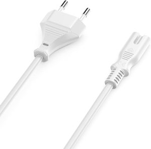 유럽식 전원 코드, 18 AWG 전원 케이블이 있는 교체용 전원 코드, 1.5M 유럽식 플러그 전원 코드, 검정색 - Product Image 3