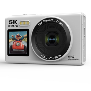 Caméra de poche 5K S150PRO 80MP Zoom 18X Écran IPS+secondaire 2,8'' Mise au point automatique WiFi Webcam Filtres Beauté Flash Streaming et Enregistrement - Product Image 2