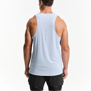 Chaleco Deportivo Ligero de Alta Elasticidad para Hombre, con Logotipo Personalizado, Termosellado, de Secado Rápido y Transpirable, sin Mangas - Product Image 4