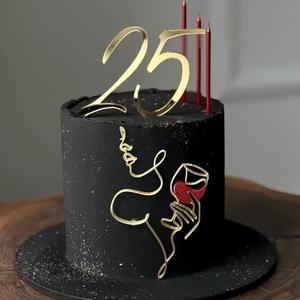 Adornos <span class=keywords><strong>de</strong></span> <span class=keywords><strong>Pastel</strong></span> Acrílicos Grandes <span class=keywords><strong>de</strong></span> Doble Capa, Reutilizables, Ecológicos, Estilo Coreano - Product Image 3