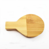 Vente en gros Raquette de table en bambou, noyer, érable Forme 1GB/2GB/4GB/8GB/16GB Clé USB en bois