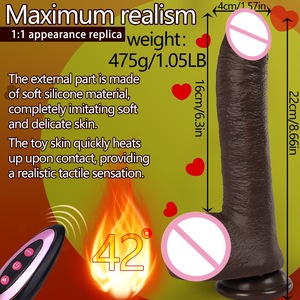 Adult <b>Vibrator</b> Simulation Female Sex Toy Insertable Heating Electric <b>Remote</b> <b>Control</b> Dildo Masturbation Machine Sex Toys - Product Image 1