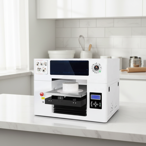 Impresora de Fotos para Pasteles Micolorprint con <span class=keywords><strong>WIFI</strong></span> y <span class=keywords><strong>APP</strong></span> Móvil, Tinta Comestible, Máquina Inteligente de Impresión de Alimentos Automática DX7 XP600 de 6-12 Pulgadas, 1 Año de Garantía - Product Image 1