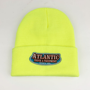 Bonnets d'hiver épais et chauds d'extérieur unisexes avec logo personnalisé <span class=keywords><strong>de</strong></span> créateur OEM Bonnets tricotés colorés - Product Image 2