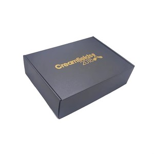 Caixa de Embalagem Atacado de Papelão Ondulado Cinza com Relevo Marrom para Sapatos Dobráveis com Inserção de Espuma e Película de Vidro Temperado - Product Image 4