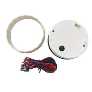 مقياس مستوى المياه العالمي الجديد لعام <span class=keywords><strong>2026</strong></span> بإطار فضي 2 بوصة/خلفية بيضاء للشاحنات والقوارب البحرية - Product Image 6