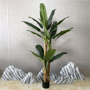 Árbol de Plátano Artificial de Diseño Popular para Decoración Interior, Simulación de Planta Viva, Venta Caliente de Fábrica de Paisajismo - Product Image 4