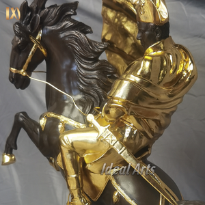 Petite sculpture décorative en métal bronze <span class=keywords><strong>de</strong></span> Napoléon et cheval à vendre - Product Image 6