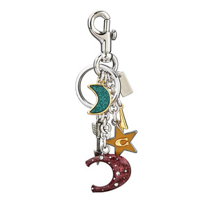 Lilangda luxe nouveau sac pendentif porte-clés vente chaude pendentif femme en gros bonne chance étoile lune lettre porte-clés - Product Image 2