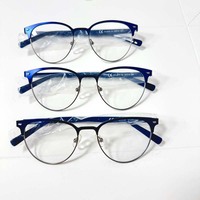 Vente en gros Nouveauté Cadres de lunettes optiques en métal de haute qualité Vente en gros mixte Cadres légers mixtes Styles de cadres pour hommes pour unisexe