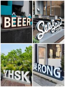 Edelstahl 3d Logo Zeichen benutzer definierte Front lit Letter Leuchten Logo Channel Letter Sign Billboard 3d benutzer definierte LED-Zeichen für Unternehmen