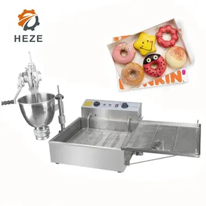 Backery Cutting Donuts Robot African Filler Glazed Doughnut Cake Making Slicing And Filling Twist Machine Donut Automatic Donas