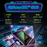 Laptop Gaming Performa Tinggi Wooking 2026 K7 17.3 8C 4.9GHz RTX 5060 GPU 165Hz RGB Backlight E-Sports Notebook 1tb SSD