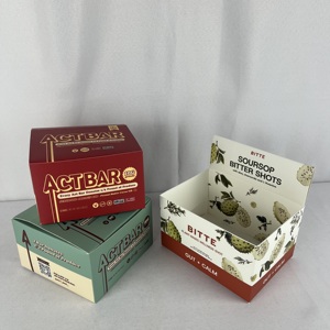 Chất lượng cao tùy chỉnh có thể tái chế Quà Tặng bán lẻ tông truy cập Bảng trang điểm điểm Tier chai giấy hiển thị có thể gập lại hộp - Product Image 4