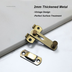 Cổng chốt cho tủ thanh tủ quần áo đổ tủ nhà để xe kéo phần cứng Bolt sắt trượt Barn Cửa Khóa - Product Image 3