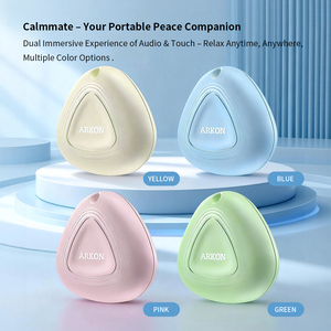 Appareil portable à suspendre au cou pour la relaxation, l'apaisement du stress et l'aide au sommeil, avec <span class=keywords><strong>bruit</strong></span> <span class=keywords><strong>blanc</strong></span>, vibrations et rythme cardiaque, modèle BS102 V5.3 BT 55mm Driver - Product Image 5