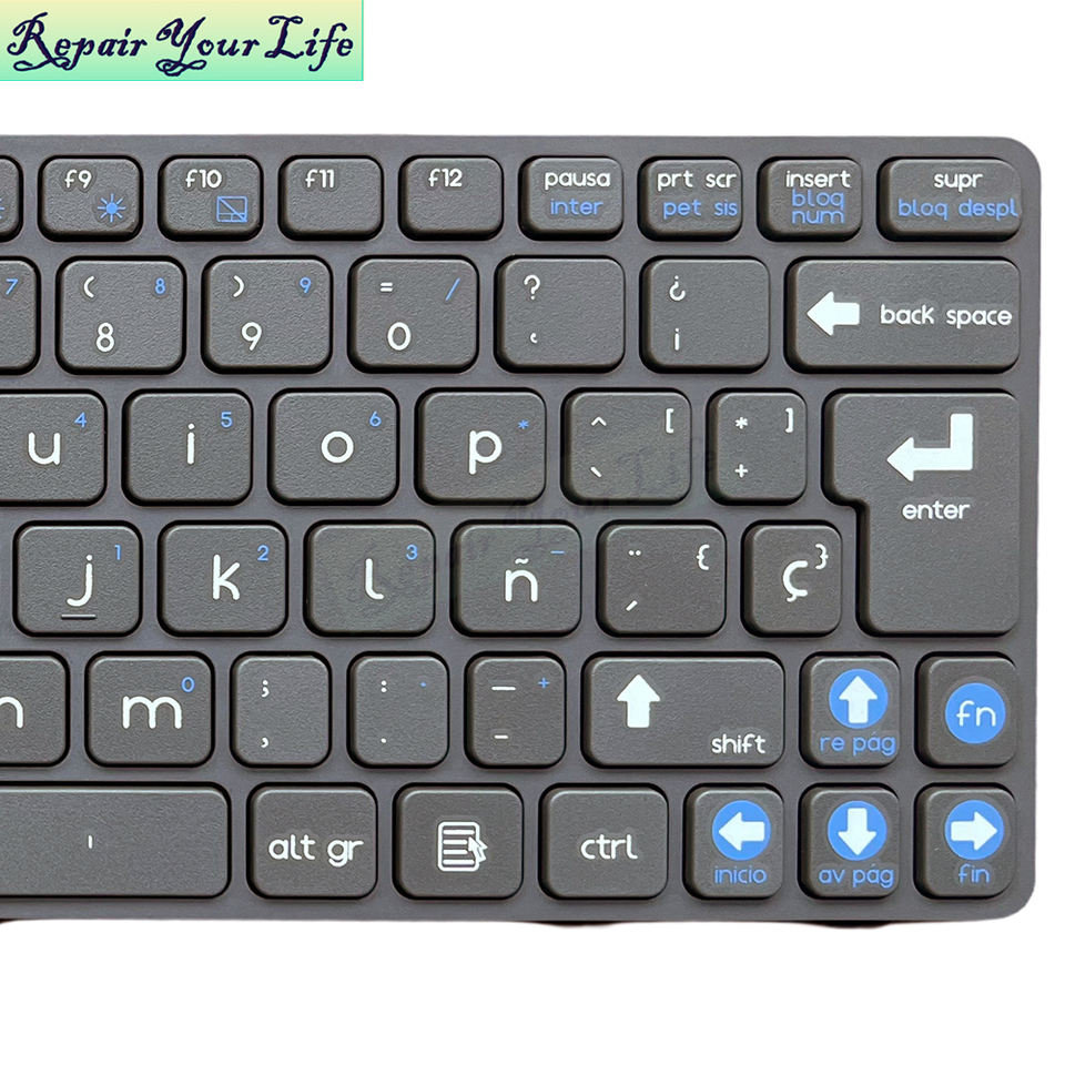 SP Spanish Laptop Keyboard for V128428DK4 V128428DK1 82B382-FP7018 ...