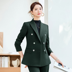 Women's Red Suit Set 2025 Autumn Winter High-End Fit Flared Pants Light Luxury Casual Professional Commute Wear - Product Image 3
