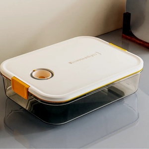Kitchen <b>Refrigerator</b> Airtight Fresh-keeping Jar Vacuum Sealer Food Storage Box Vacuum Seal <b>Container</b> with Pump - Product Image 1