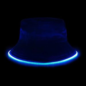 Màu xanh lá cây <span class=keywords><strong>Rave</strong></span> <span class=keywords><strong>LED</strong></span> xô hat Neon <span class=keywords><strong>Rave</strong></span> phụ kiện lễ hội trang phục ánh sáng lên <span class=keywords><strong>Rave</strong></span> xô hat cho nam giới phụ nữ - Product Image 5