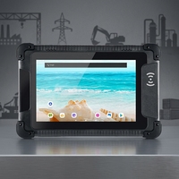 Nueva Tablet PC Robusta con Android 9, MTK6761 2.0GHz, 2GB, 32GB, Batería de 8000mAh, Resistente al Agua IP65, WIFI, BT Opcional, NFC, Escáner 1D 2D, 8 Pulgadas