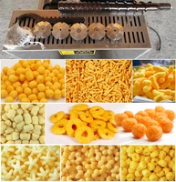 Machine à fabriquer des snacks soufflés à base de maïs, extrudeuse électrique commerciale à petite échelle en acier inoxydable