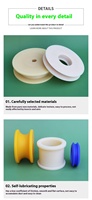 Fabricant chinois Poulie de moulage en nylon en plastique à faible friction et haute résistance à l'usure personnalisée de haute qualité